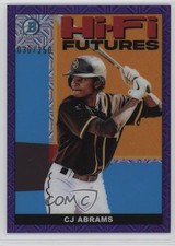 2022 Bowman Hi-Fi Futures Mega Box Purple Mojo Refractor 30/250 CJ Abrams nd3