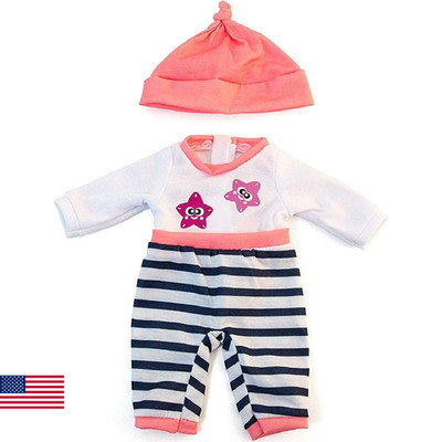 Miniland 12 5/8 Inch Doll Clothes Bright Playtime Outfit with Cap