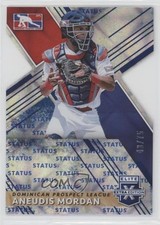 2019 Panini Elite Extra Edition Status Blue Die-Cut 43/75 Aneudis Mordan s3g