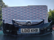 HONDA CIVIC SALOON 4DR IMA ES MK8 FD36 2010 BLACK FRONT BUMPER MARKS