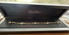 18ct Gold Bracelet Sheila fleet 9ct Gold Earrings  Scottish Designer