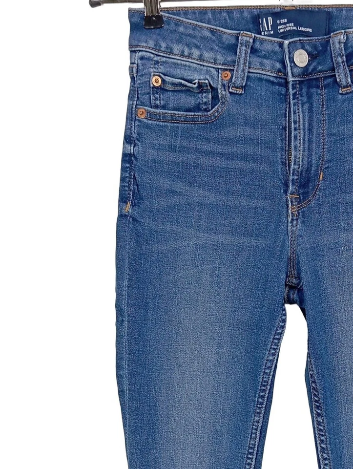 GAP Jeans cigarette Dames Jeans T EU 34 bleu style décontracté - Photo 3/4