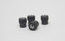 Genuine Honda Black H Logo Valve Stem Caps 08w48-pl4-100a
