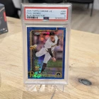2025 Topps Chrome Logofractor #300 Paul Skenes Blue Refractor /150 PSA 9