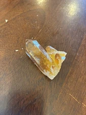 Golden Rusted Crystal Quartz Healing Stone Gemstone Specimen