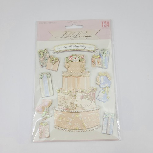 K&Company La Boutique Chateau Scrapbook Kit 12x12 Album Adesivi Matrimonio Carte - Foto 3 di 21