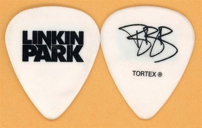 Linkin Park Brad Delson Vintage Guitar Pick - 2007 Minutes to Midnight Tour