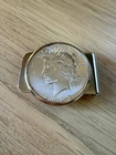 Liberty 1922 Peace Silver Dollar Mounted Money Clip