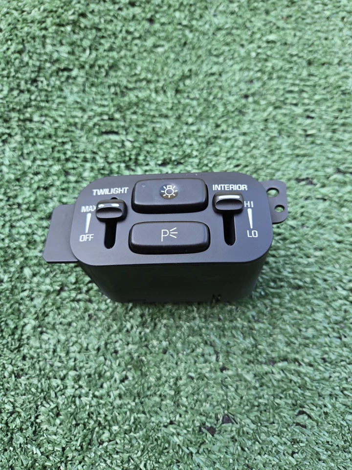 Interruptor atenuador de luz de lámpara de cabeza de faro Buick Lesabre 2000-2005 00-05 OEM usado Foto 2 de 4