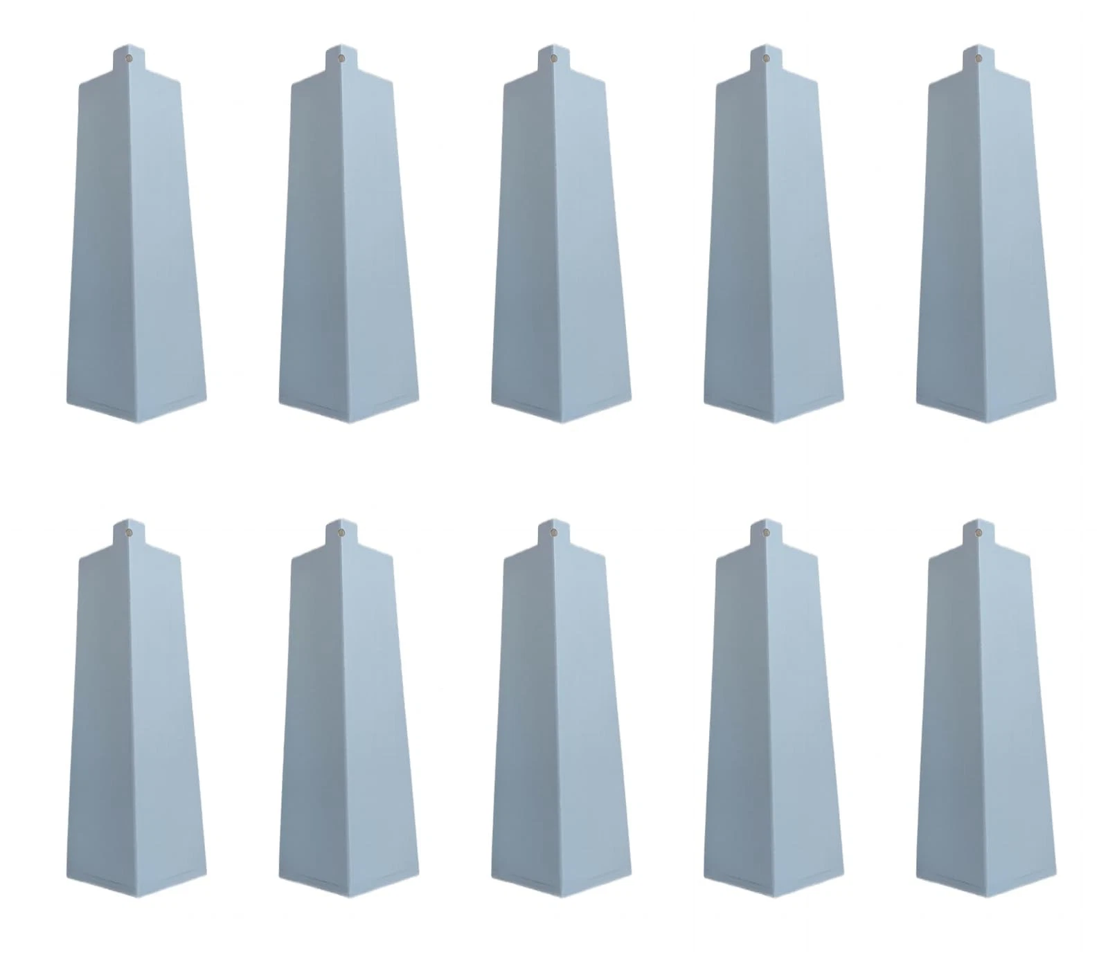 10- New Aluminum Outside Siding Corner 8 Inches 10Nails Included White