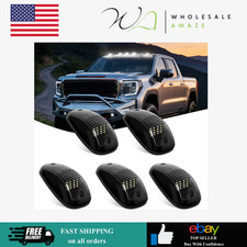 Nilight Cab Roof Marker Light 5 Pc Led Smoked Lens White Top Clearance Light Kit Nilight Cab Roof Marker Light 5 Pc Led Smoked Lens White Top Clearance Light Kit