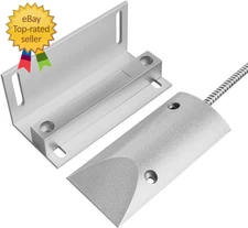 Magnetic Switch Alarm Sensor Overhead Garage Door Contacts with L Bracket