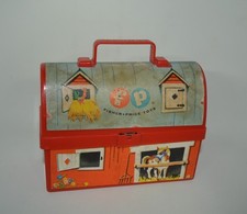 Fisher Price 1962 Barn Farm Mini Lunch Box Vintage Toys