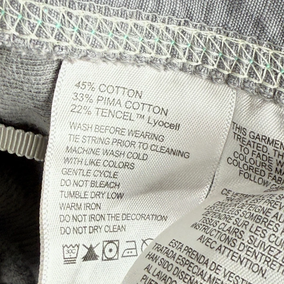 Pantalones Cortos de Sudadera Tommy Bahama Para Hombre Grandes Gris Algodón Pima 36 W 8" Entrepierna * Foto 3 de 4