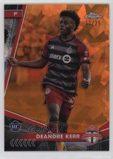 2024 Topps Chrome MLS Sapphire Edition Orange 11/25 Deandre Kerr #23 0vl1