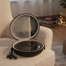 Portable CD Player Case Water Resistant Shockproof Organizer with Pocket