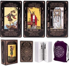 Tarot Cards for Beginners, Classic with Meanings on Them,... 