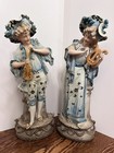 FINE PAIR OF ITALIAN CAPODIMONTE FIGURINES- FANTASTIC CONDITION  — photo 3