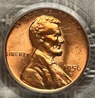 1956-D Lincoln Wheat Cent, PCGS MS66 RD