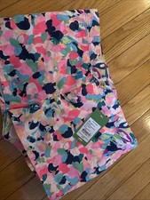 Lilly Pulitzer Girls Mini Callahan Shorts Pina Colada Club 14 BNWT