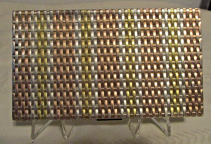 Evans Gold Gilt Sterling Silver Cigarette Box Business Card Case Money Holder