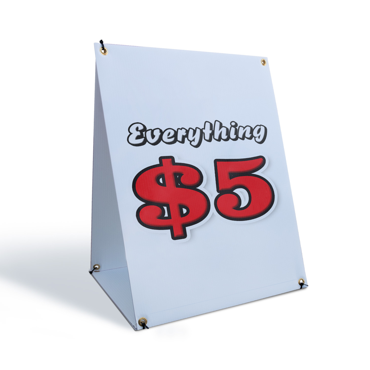 Everything 5 Dollars A-Frame Sidewalk Sign Cost Effective Retail Bargains Hot