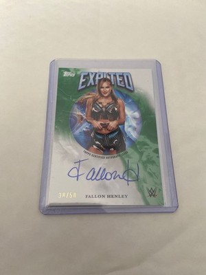 Fallon Henley 2025 Topps WWE Exalted Autograph 38/50 Auto NXT