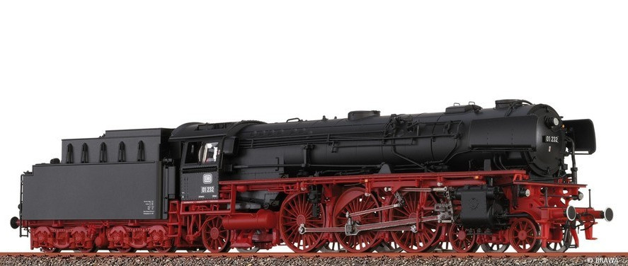 BRAWA 70062 Schnellzugdampflokomotive BR 01 232 DB Ep.III DC Digital Extra NEU