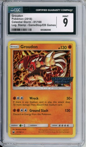 Groudon graded CGC 9 for sale on eBay