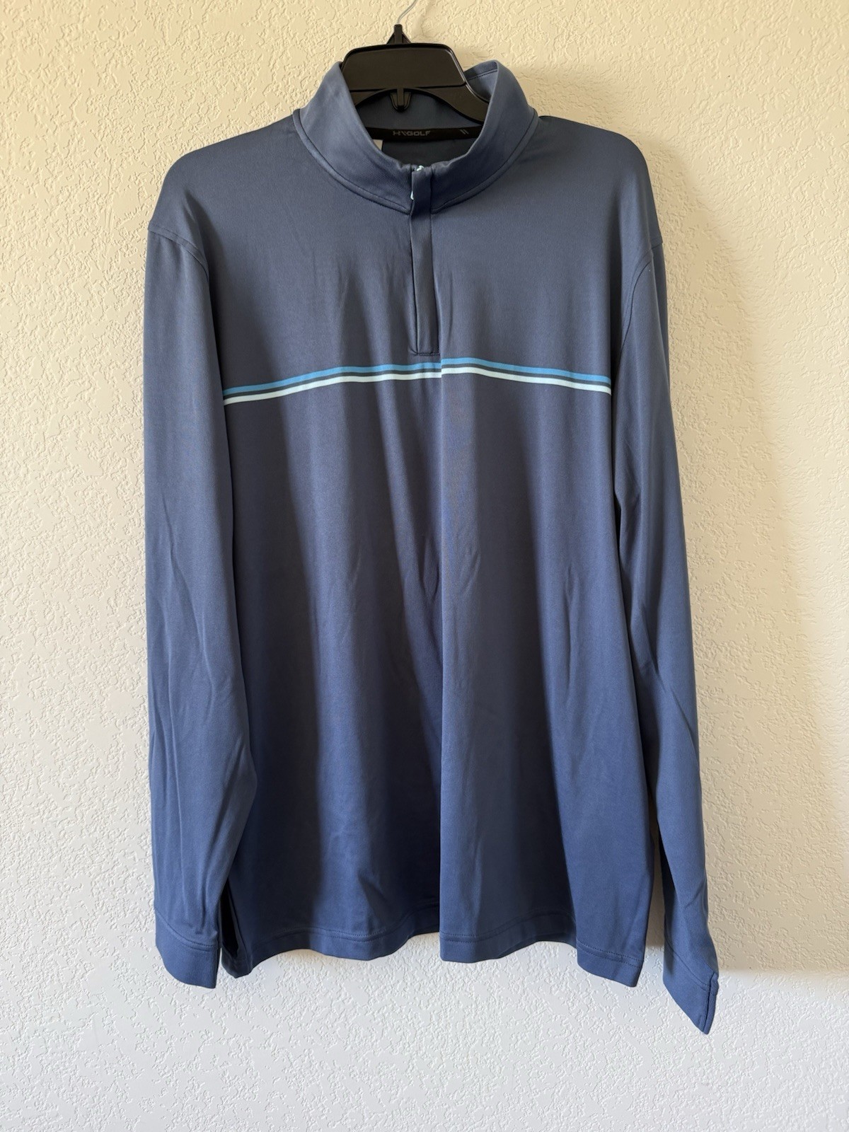 Under Armour Men's Golf Tech 1/4 Zip Pullover Sun Protect Loose Fit Shirt XL