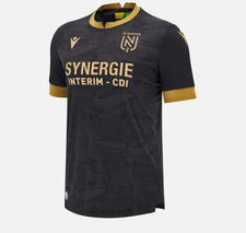 10928 MACRON NANTES FC MAILLOT DE MATCH AWAY 24/25 MANCHES COURTES 60007017 SM26