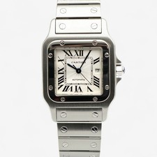 Cartier Santos Galbée 29 mm Montre en acier pour homme et femme 153689738