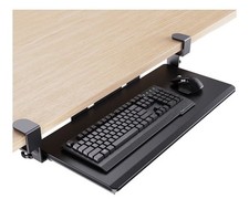 HUANUO Keyboard Tray Under Desk, Pull Out Keyboard Tray with C Clamp Mount