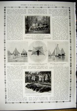 Old Antique Print 1912 Russia Army Tommy Atkins War Bear Hunters Yachts 20th