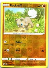 Pokemon TCG Rockruff 29/73 Champion's Path Reverse Holo NM