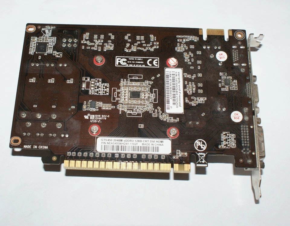 Palit Nvidia Geforce GTS450 2gb DDR3 VGA/DVI/HDMI PCIE Graphics Card - Image 2 of 4