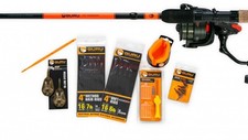 Guru Tackle 10' Feeder Rod & Reel Combo Rigs Feeders Mould Needle Disgorger
