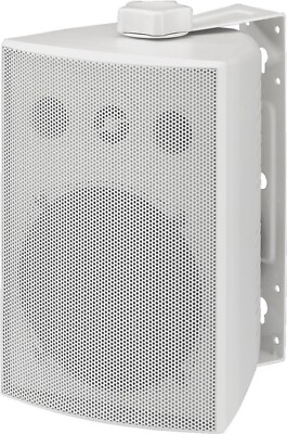 Monacor ESP-230/WS Wetterfeste ELA-Lautsprecherbox in Weiß 100-V