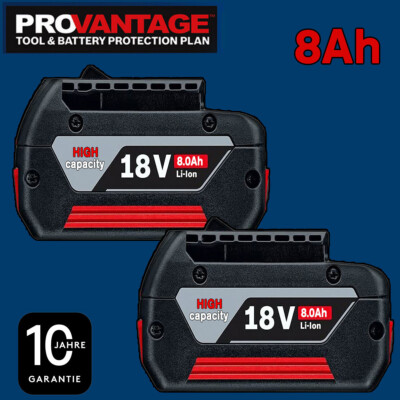 #ad 2PACK 18V Battery For Bosch 18 VOLT 8.0AH Li ion BAT609 BAT610G BAT618 24618 01 $55.91