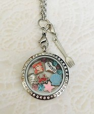 Ariel Little Mermaid inspired Memory Locket Stainless Steel.