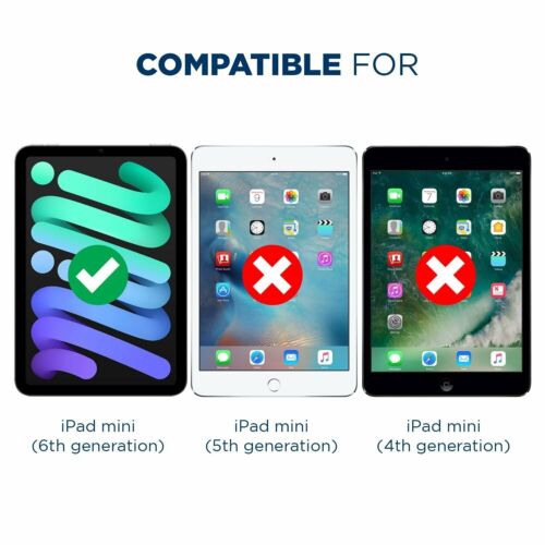 Tech Armor Anti-Glare Film Screen Protector iPad Mini 7 / iPad Mini 6 - 3 Pack - Picture 2 of 9