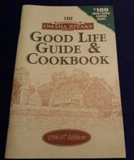 1996 OMAHA STEAKS Good Life Guide & Cookbook Recipe Booklet