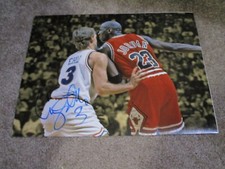 Cleveland Cavaliers CRAIG EHLO Signed 8x10 MICHAEL JORDAN Photo CAVS AUTOGRAPH B