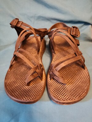 Chaco Women's Size 11 Vibram Black Strap Hiking Sandals Comfort EUC