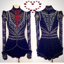 ice figure skating competition dress Gymnastics costume dance Dress dyeing