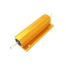 High Power 500 Ohm 500R 100W Watt Aluminum Shell Case Wirewound Golden Resistor