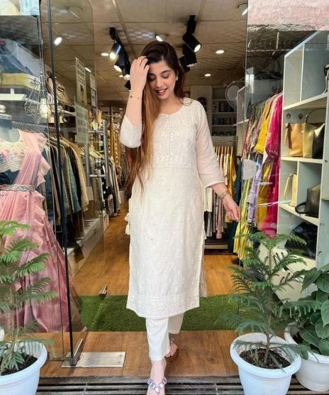 cotton kurta with palazzo