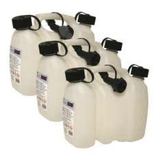 3x Doppelkanister PROFI 3,0 + 1,5 Liter inkl. Ausgiesser NEU Kombikanister natur