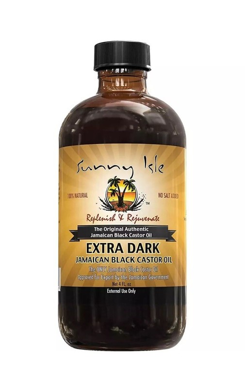 The Sunny Isle Extra Dark Jamaican Black Castor Oil - Repairs Damaged Hair 4 Oz