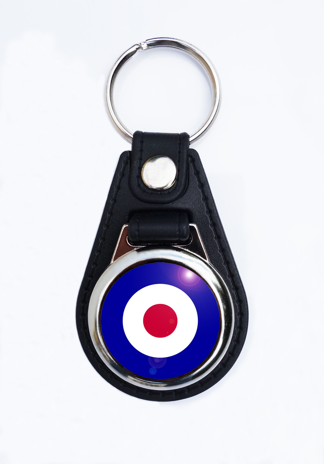 MOD TARGET FAUX LEATHER KEY RING/KEY FOB. SCOOTER KEYRING. NO.1 | eBay UK